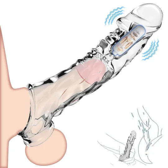 🔥🎁 2025-ös FORRÓ AJÁNLAT 💥 Újrafelhasználható Péniszhosszabbító Vibrátor – Hosszabb, Keményebb és Megállíthatatlanabb Péniszhosszabbítót Változtatsz Vele 😍
