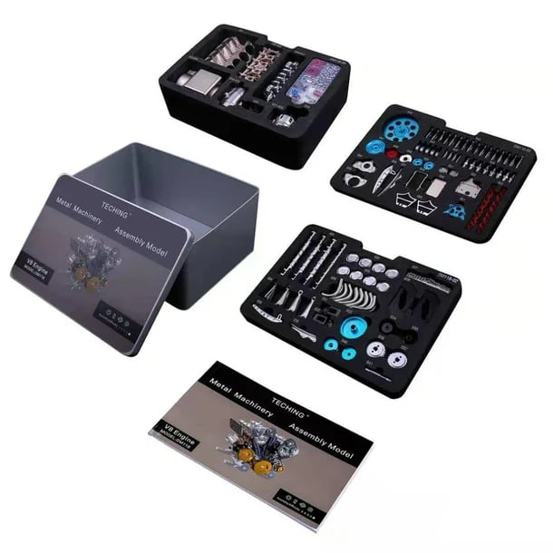 🚙Limitált kiadású 🚗V8-as motormodell készlet