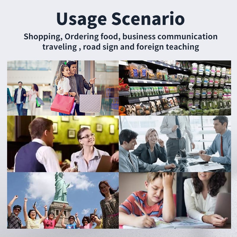 aakip™ - Pontos 112 nyelvi fordító olvasó szkenner toll