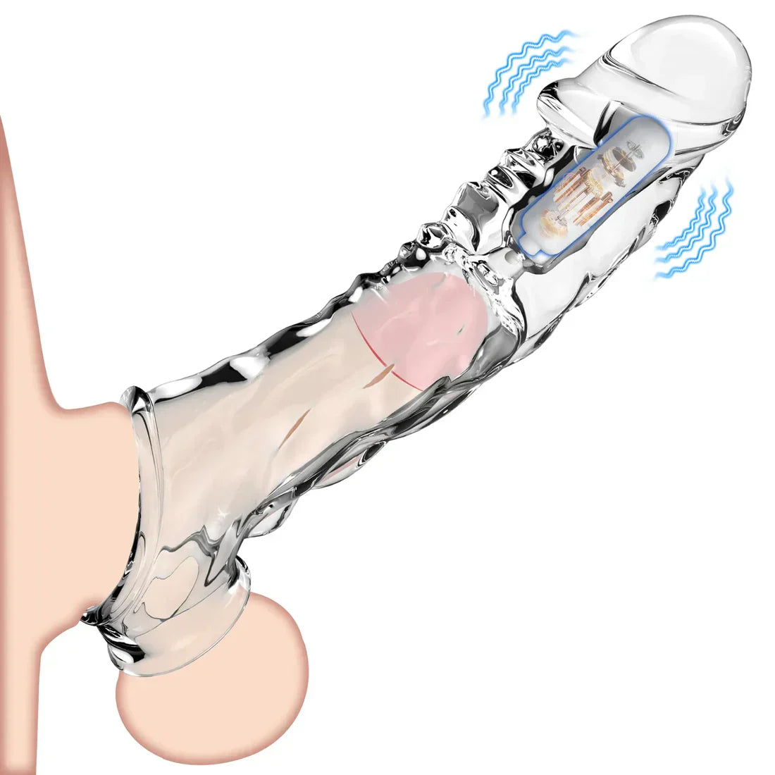 🔥🎁 2025-ös FORRÓ AJÁNLAT 💥 Újrafelhasználható Péniszhosszabbító Vibrátor – Hosszabb, Keményebb és Megállíthatatlanabb Péniszhosszabbítót Változtatsz Vele 😍